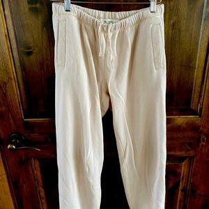 The Entireworld Terry Cotton Sweatpants, Blush, Size Medium